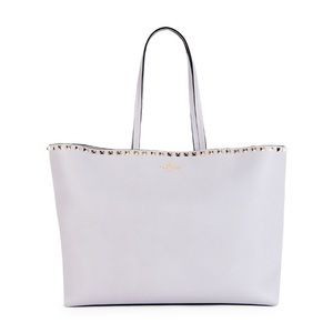 Valentino Calfskin Leather Rockstud Tote Bag